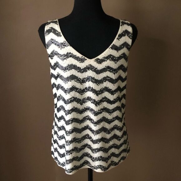 J.Crew Sequins Sleeveless Blouse - Picture 4 of 4